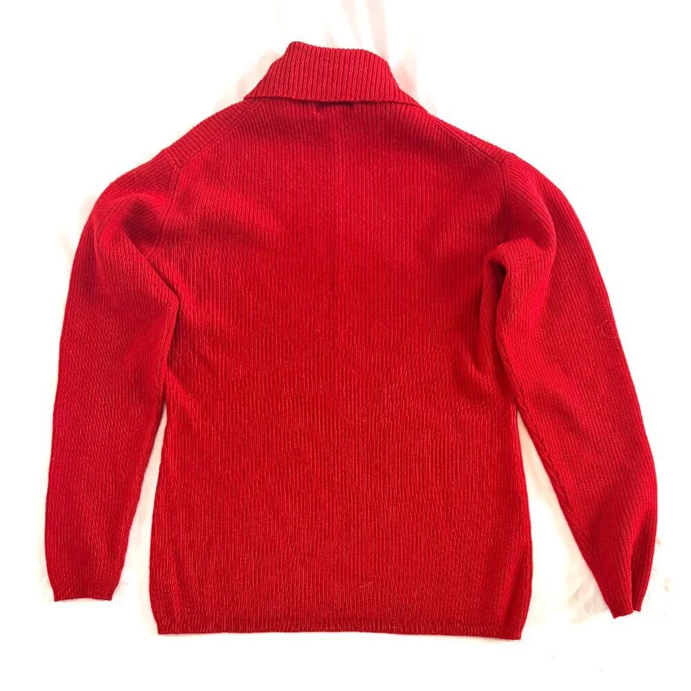 Banana Republic red wool turtleneck Medium